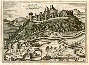 Šarišský hrad – dobové vyobrazení (1625)